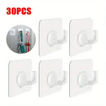 porte sacs porte clés adhésifs transparents support charge lourde multiple utilisation moderne pratique chambre