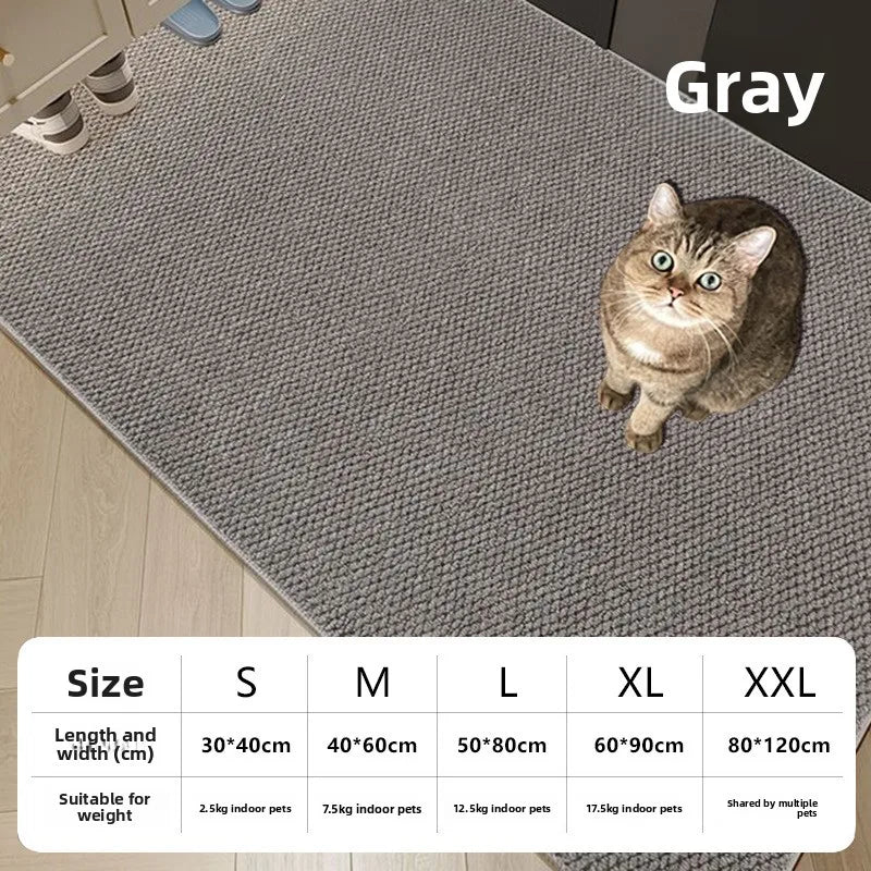 tapis chat sisal marron gris protection meuble moderneintérieur unique sécurité antidérapant