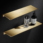 étagère murale moderne étagère salle bain laiton dorée 40cm 50cm.linspace()