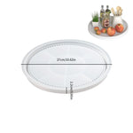 moule silicone plateau rond décoration intérieure vase transparent figurines bohème minimaliste