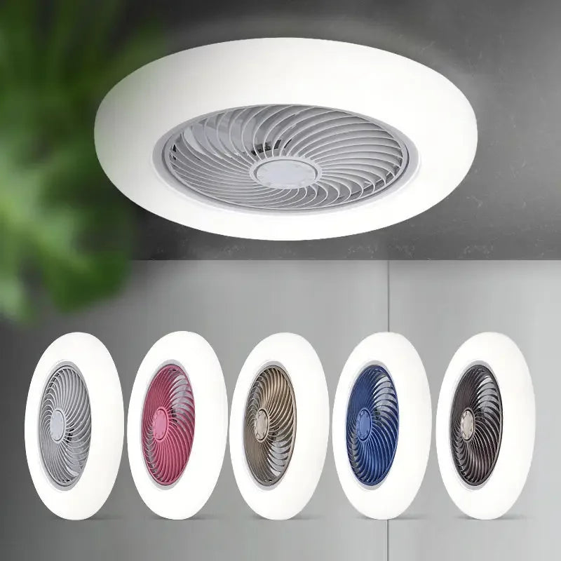 ventilateur lampe led moderne télécommande application mobile 220v certifié ul cqc vde gs