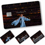 autocollants adhésifs cartes bancaires personnalisées danseur scène espoir bleu clair moderne amovibles