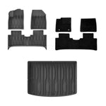 tapis sol voiture noir rayures horizontales moderne BYD ATTO3 tapis avant arrière coffre imperméable