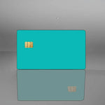 protège cartes adhésifs noirs unis modernes rechargeables banque carte crédit 53x85mm