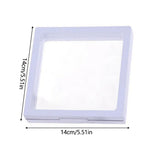cadre photo transparent contemporain clips noir fleurs séchées boîte rangement bijoux décoration maison 30cm