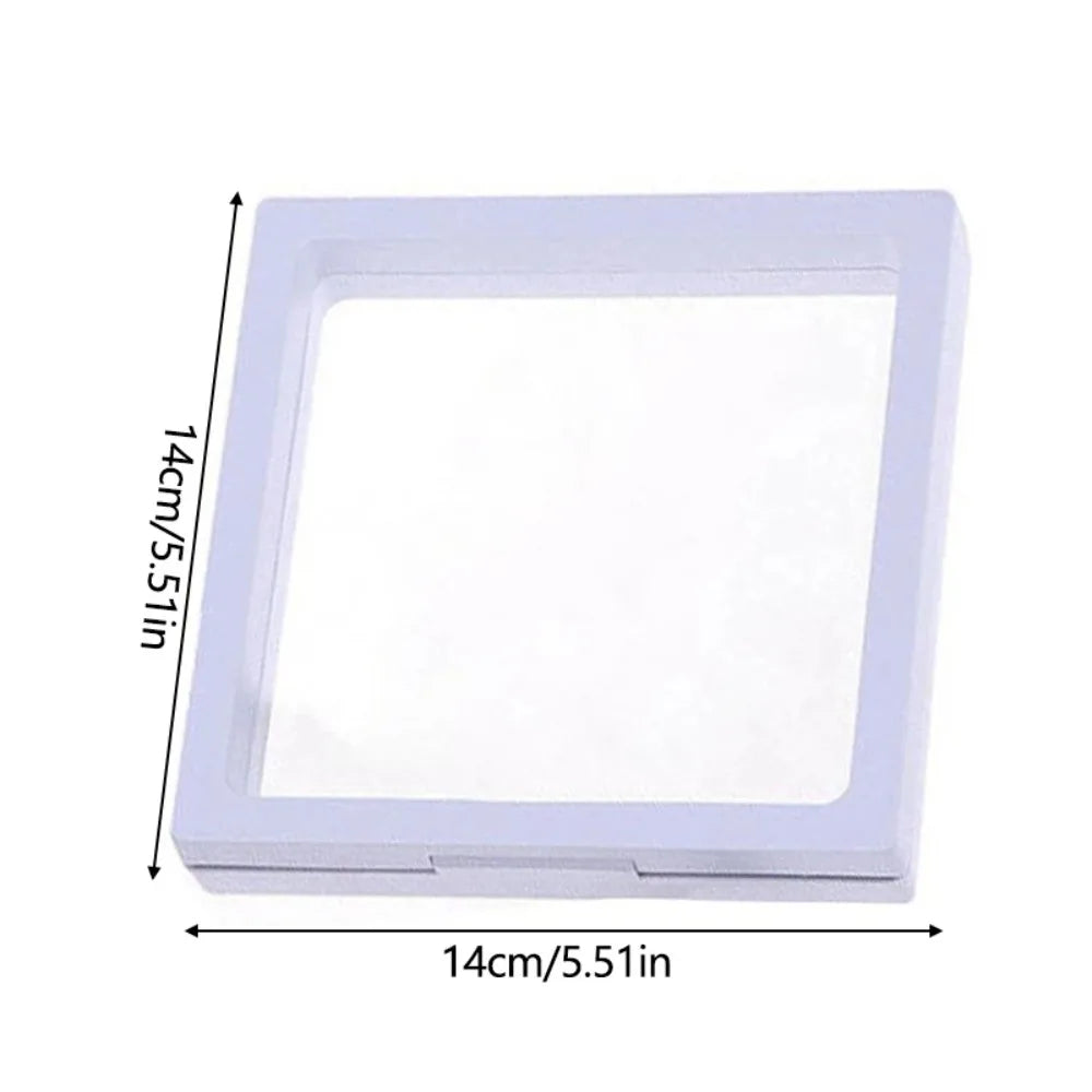 cadre photo transparent contemporain clips noir fleurs séchées boîte rangement bijoux décoration maison 30cm