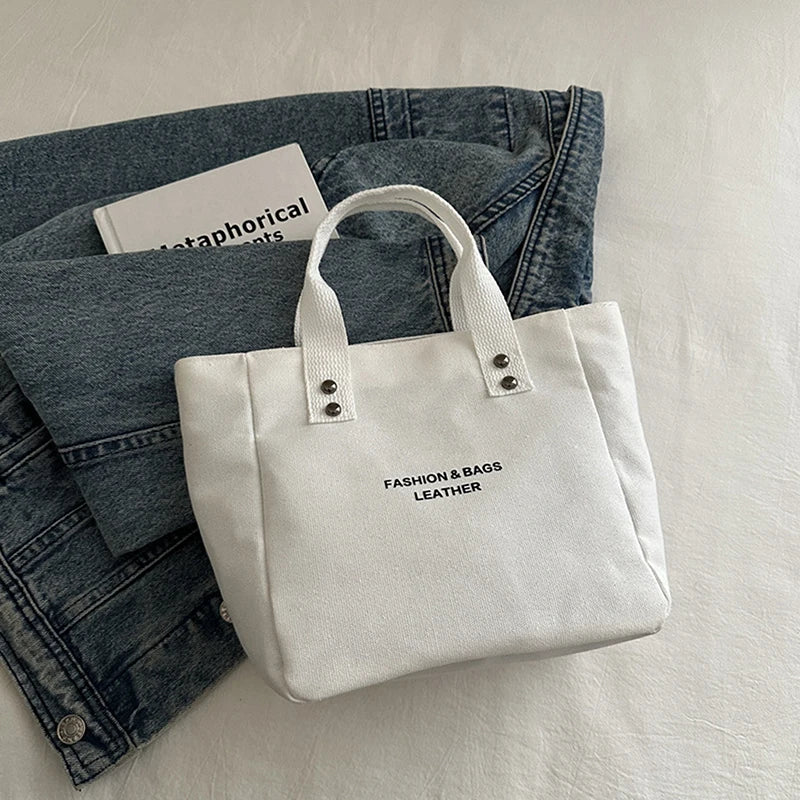 sac main toile polyester couleur rose rouge noir blanc jaune moderne casual poignées fermure