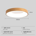 lampe moderne blanc bois grain acrylique métal led variable opaques minimaliste