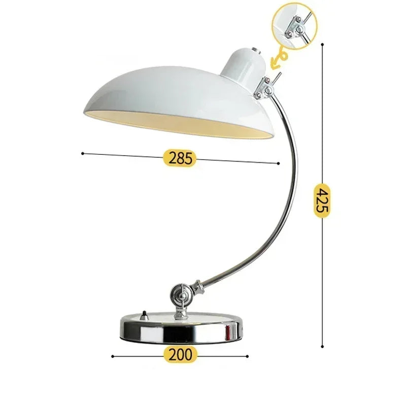 lampe moderne noir argenté mat led vde haute qualité adjustable