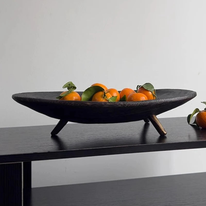 bol bois texture naturelle moderne couleur noir minimaliste rangement decoration intérieur lignes organique