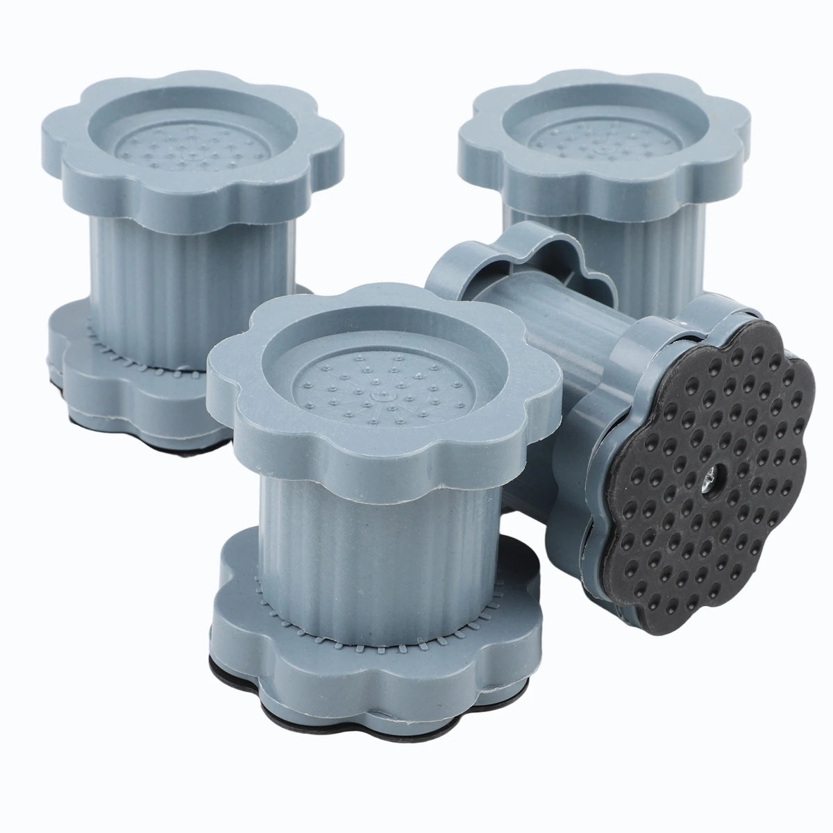 pieds anti vibration machine laver gris texture moderne adhésif antidérapant amortisseur support réfrigérateur
