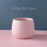 petit cache pot céramique moderne fleur artificielle décoration petit pot gris