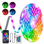 ruban led multicolore synchronisation musique télécommande câble usb adhésif moderne chambre fêtesRGBOptique