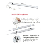 lampe barre led blanc moderne 30 40 50cm adhésif usb 12v tactile chambre