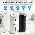 distributeur savon automatique blanc noir tactile hd écran mousse liquide rechargeable usb