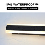 éclairage extérieur moderne applique murale led ip65 étanche noir lumiere jardin villa porte