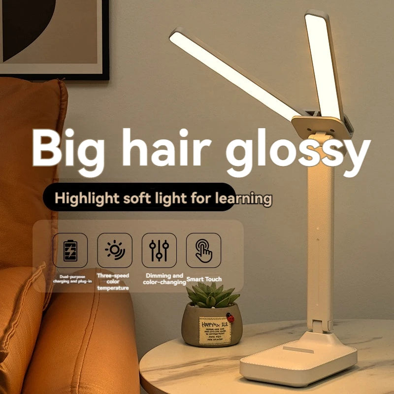 lampe rechargeable led blanc moderne base plate interrupteur tactile contemporaine chambre