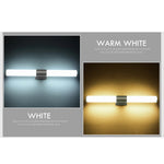 lampe salle bains moderne blanc fixée mur flux lumineux 60 249 led 90 260v