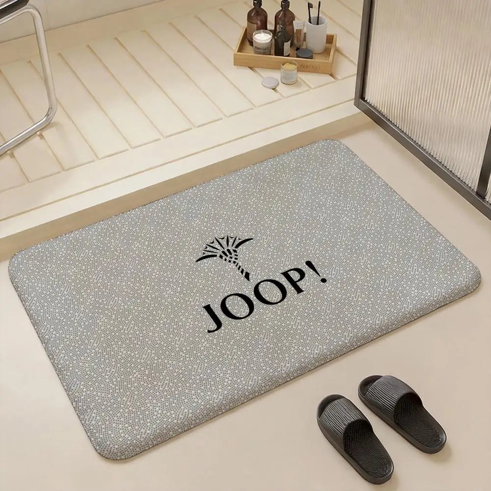 tapis moderne gris clair taches noires résistant décoloration polyester doux solintérieur