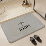 tapis moderne gris clair taches noires résistant décoloration polyester doux solintérieur