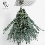 guirlande feuilles artificielles décoration intérieure vase verre bouquet fleurs séchées naturel minimaliste vert foncé
