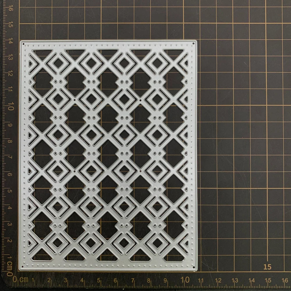 découpe gabarits blancs modernes cercles losanges rectangles papier carton acier carbone bricolage scrapbooking