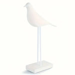 statue oiseau résine noir blanc minimaliste décoration intérieure animal compagnie moderne sculpture