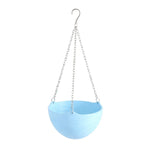 pots fleurs suspendus moderne rayures horizontales blanc vert rose orange jaune bleu beige