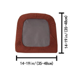 housses chaise élastiques polyester simples sans motif gris bleu marine beige clair bordeaux noir