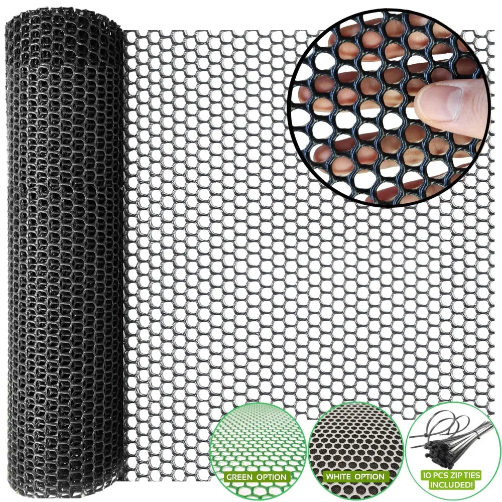 filet hexagonal pratique vert blanc noir clips protection jardin animal decoration 600cm 900cm