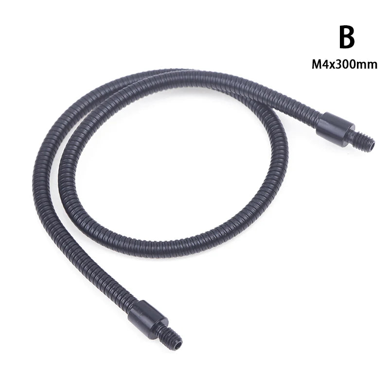 câble flexible tissé noir gris métallisé moderne industriel ø1.8mm ø4mm m4