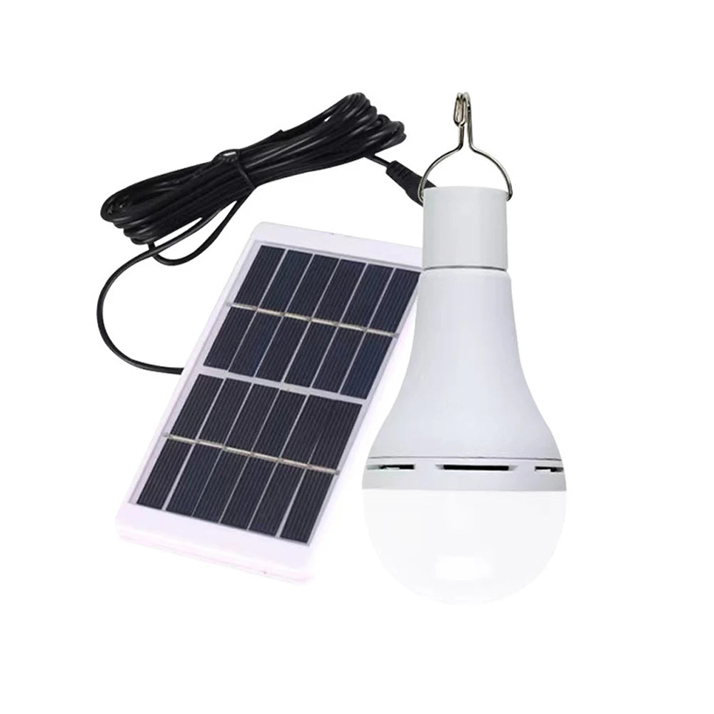 lampe solaire rechargeable urgence 12w 9w 7w led moderne autonome crochets panneau solaire