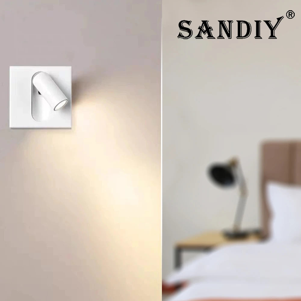 applique murale led moderne or noir gris mat éclairage chambre cuisine salle manger veilleuse