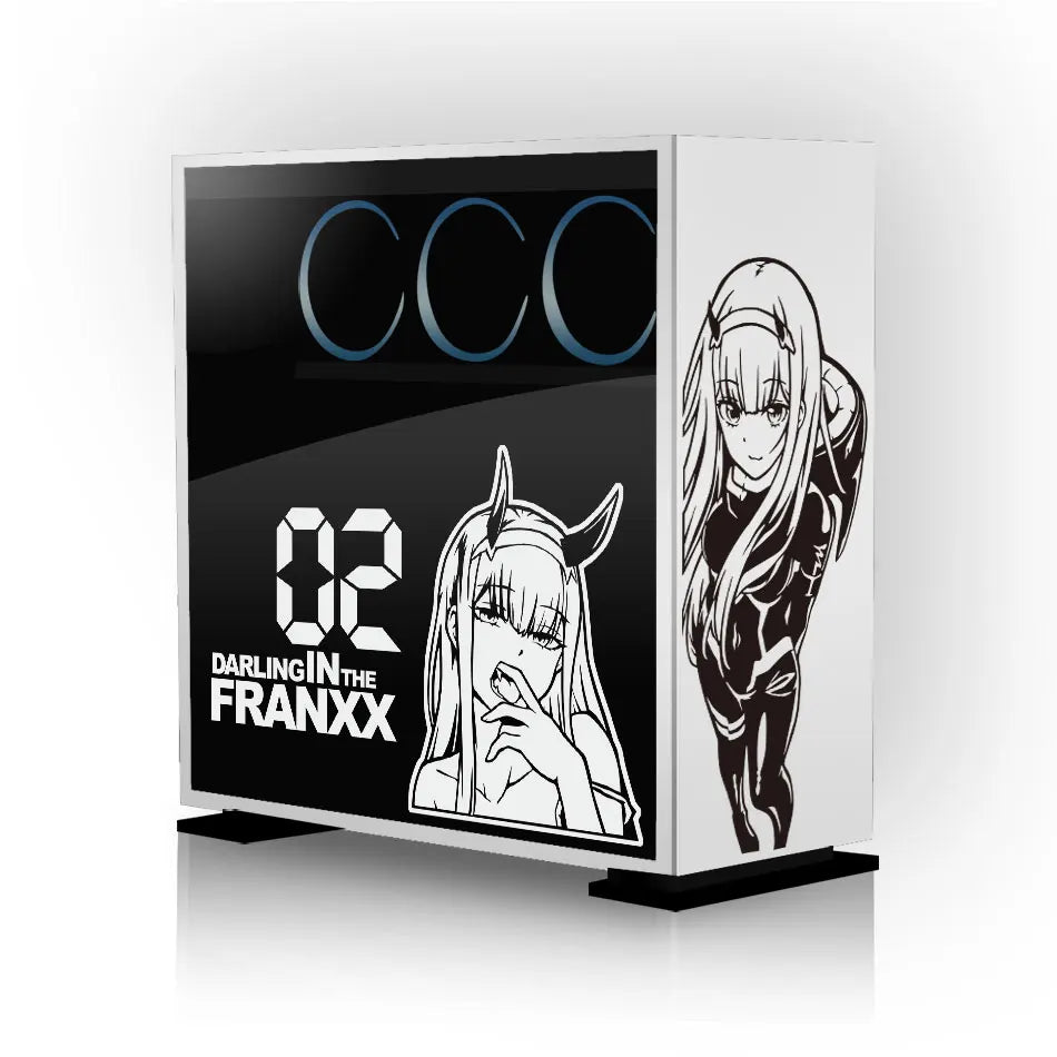 boîtes rangement anime darlings franxx blanc noir transparent modernes illustratives