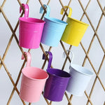 pots suspensibles fleurs couleurs modernes crochets détachables matériaux fer minimalistes
