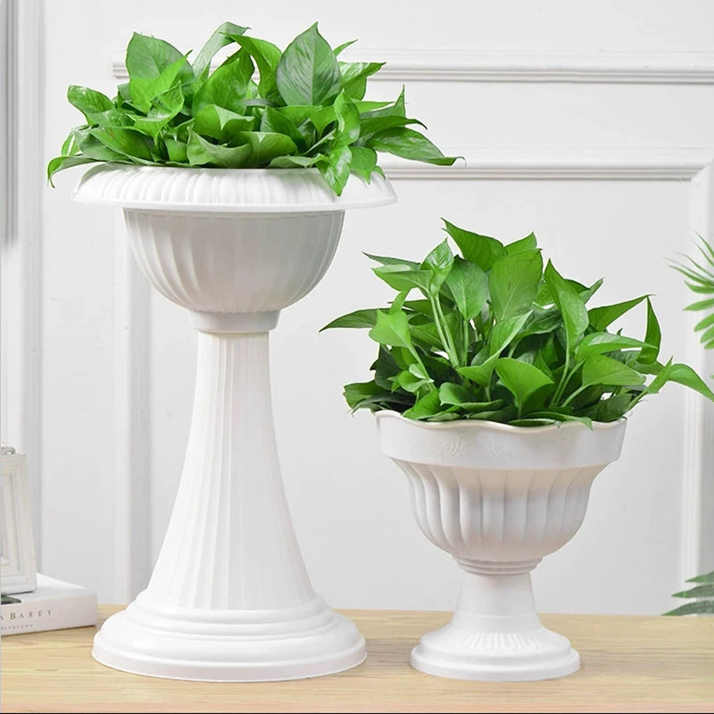 cache pot blanc rayures verticales adhésif décoration intérieure classique ornement maison salon
