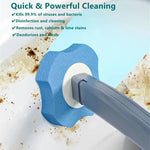 recharges jetables brosses toilette mousse couches bleu violet vert texture ondulée moderne 24 pièces