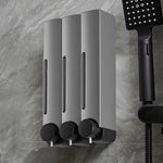 distributeur savon liquide mural gris noir moderne minimaliste 380ml rechargeable