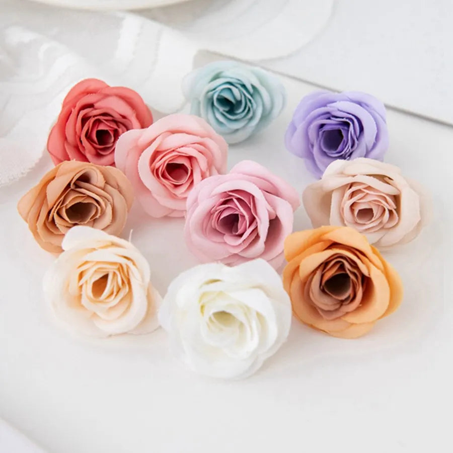 fleurs artificielles roses classiques romantiques décoration intérieure mariage anniversaire baby shower