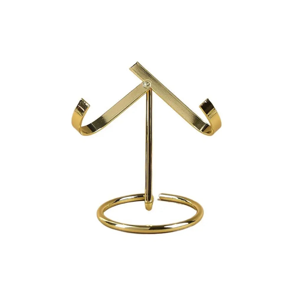 Support bijoux noir argent doré clips base circulaire moderne minimaliste salon respectueux environnement