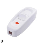 interrupteur câble alimentation lampe blanc noir bouton led rouge moderne minimaliste cordon table