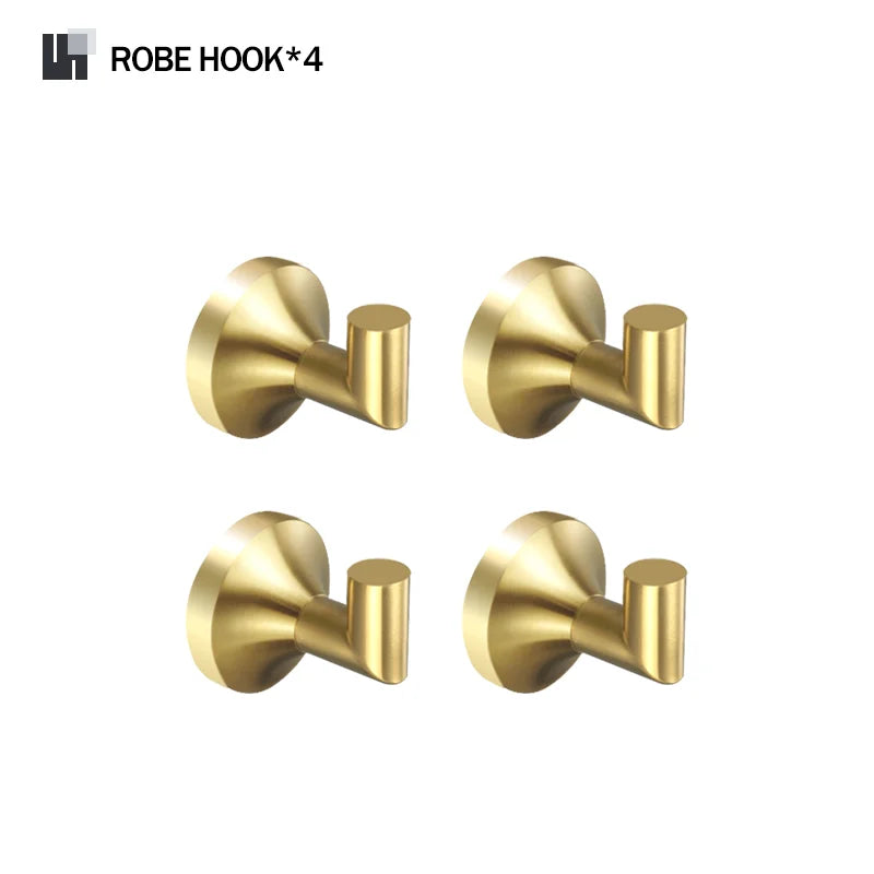 accessoires salle bain doré porte savon porte savonnette porte serviettes moderne minimaliste