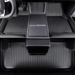 tapis sol voiture noir rayures horizontales moderne clips facile nettoyageintérieur auto protection