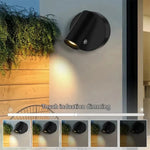 applique murale led rechargeable usb noir blanc moderne réglable intensité variable chambre étude