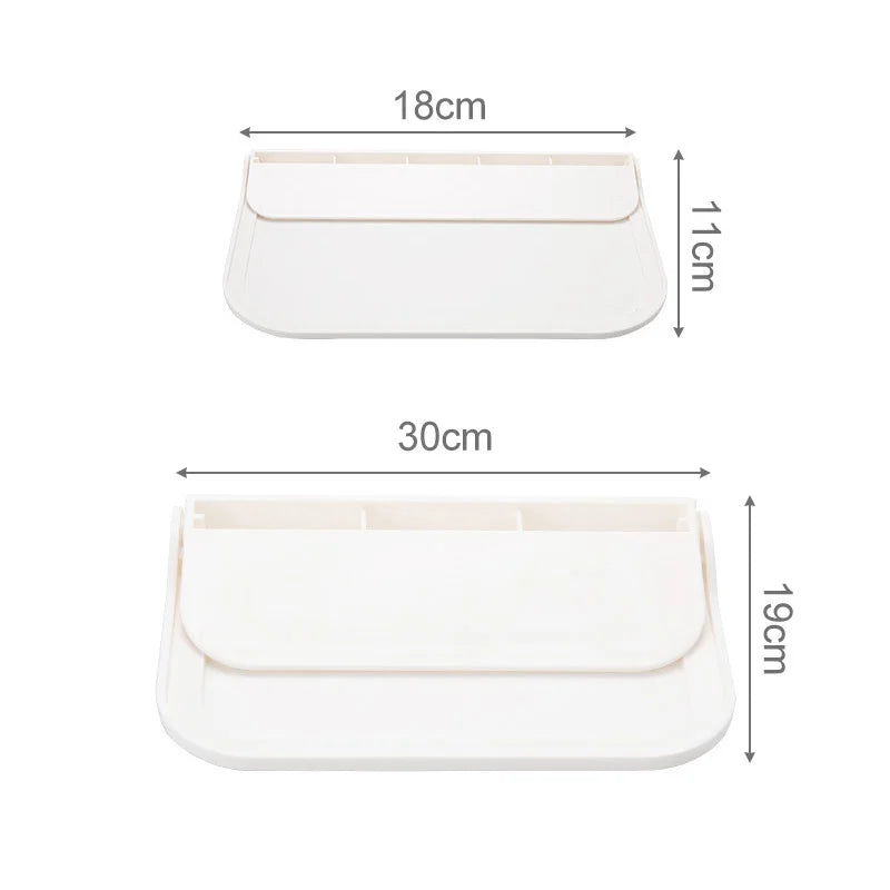support mural pliable blanc moderne adhésif smartphone rangement objet divers organisation salle bain