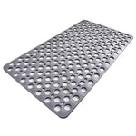 tapis bain moderne gris perforé adhésif respectueux environnement salle bain