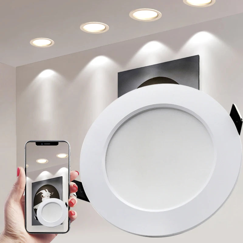 ampoule led spot blanc moderne plastique 12w 15w 18w 7w 9w clips inclusion chambre