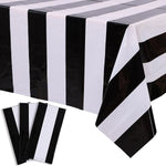 nappe rayée rouge blanche festives occasions tables serviettes décorations anniversaire fêtes