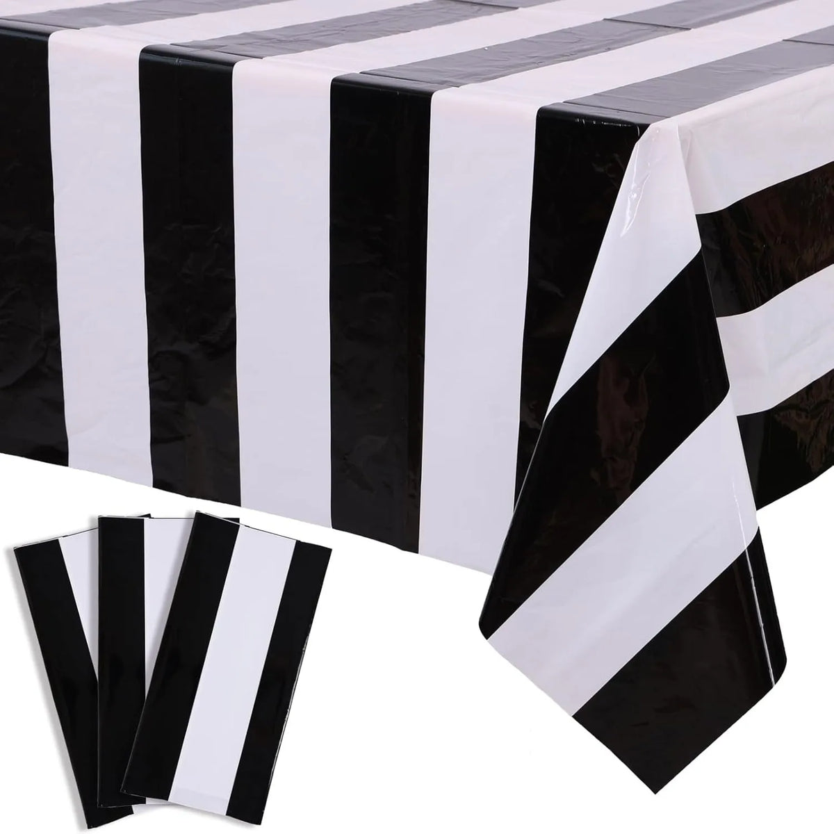 nappe rayée rouge blanche festives occasions tables serviettes décorations anniversaire fêtes