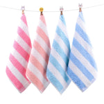 serviettes coton rayées absorption rapide séchage instantané clips modernes enfants toilette